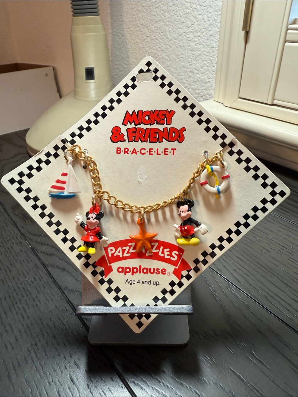 Pazzazzles Mickey & Friends Bracelet with Minnie and Mickey Nautical Charms